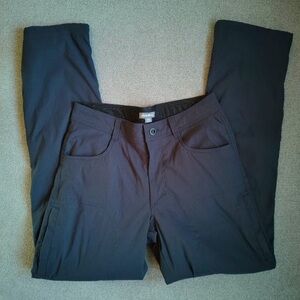Eddie Bauer Black Ski Pants Men’s 32x34 Fleece Lined Insulated Snow Hiking Pants